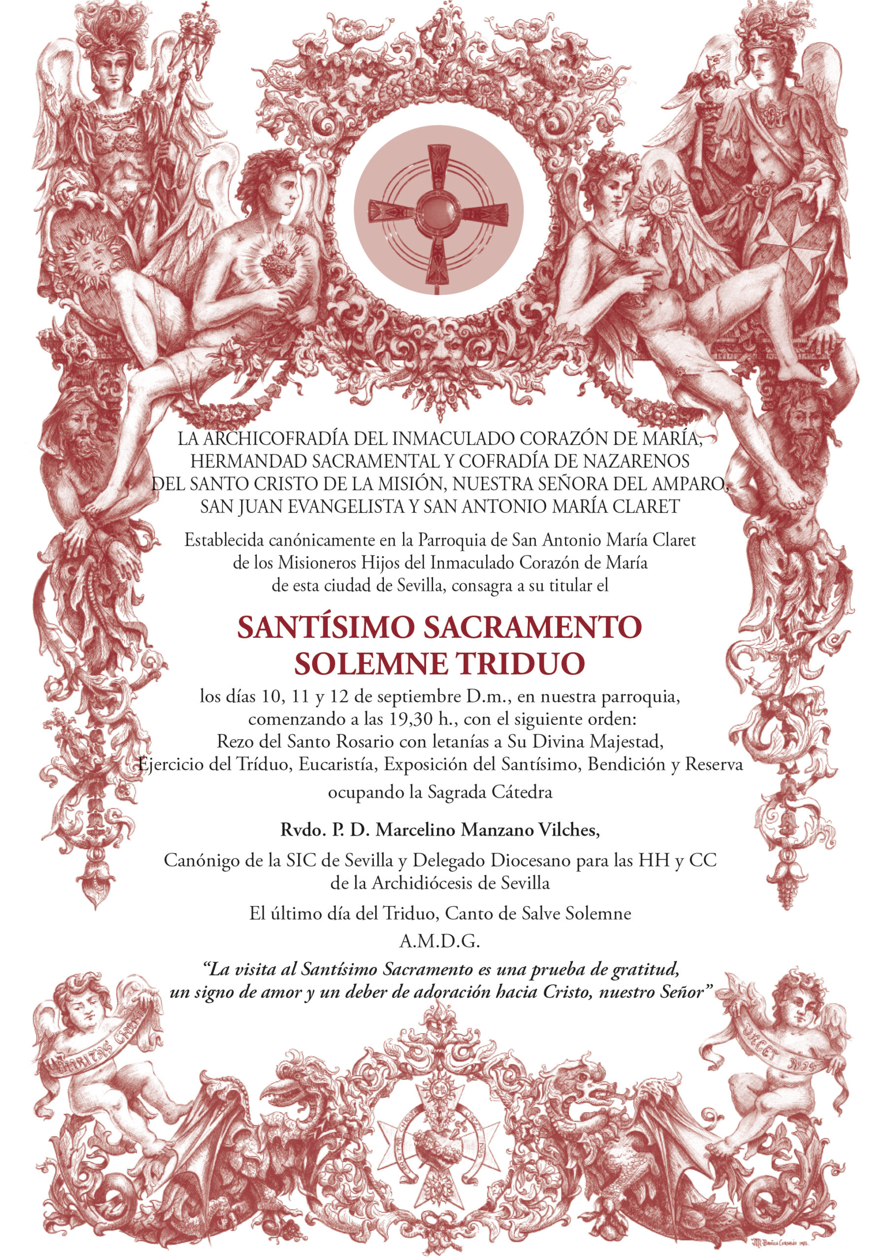 Solemne Triduo en honor al Santísimo Sacramento - Hermandad de La Misión